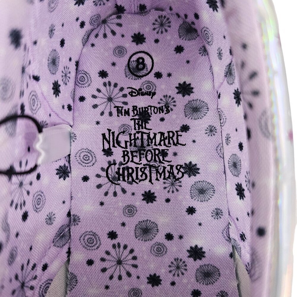 Disney The Nightmare Before Christmas Jack and Sally Slip-on Sneakers NWT - Picture 3 of 16